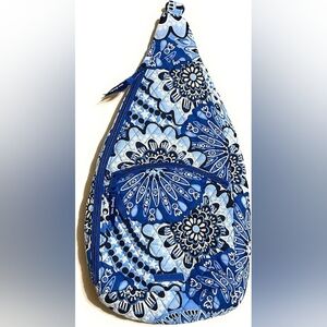 Vera Bradley Essential Sling Backpack Blue Star